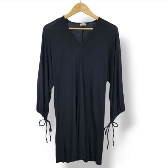 La Perla Studio Modal Jersey Knit Nightgown Sleep Dress in Navy Blue Size 40/Med - Picture 1 of 13
